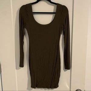 FINAL ⬇️ Naked Wardrobe 💕 Olive Mini Dress MEDIUM